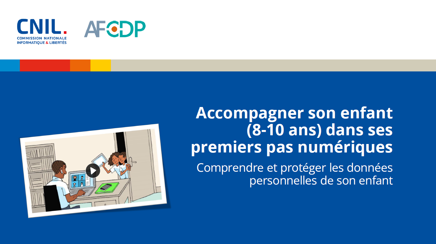 Modèle PPT - Accompagner son enfant (8-10 ans) dans ses premiers pas numériques